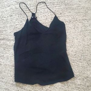 J crew tank top black size small